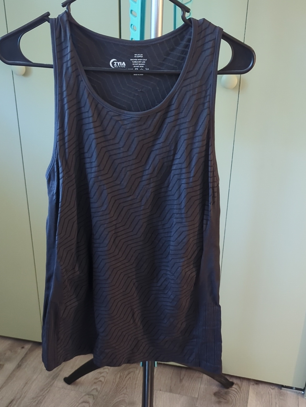 Zyia Grey Copper Charged Tank 2
